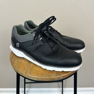 FOOTJOY FJ PRO SL Golf Shoes Mens Size 11M Spikeless Black White 53077